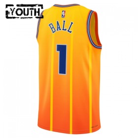 Dres Charlotte Hornets Lamelo Ball Jordan 2025-26 City Edition Zlato Swingman - Dječji